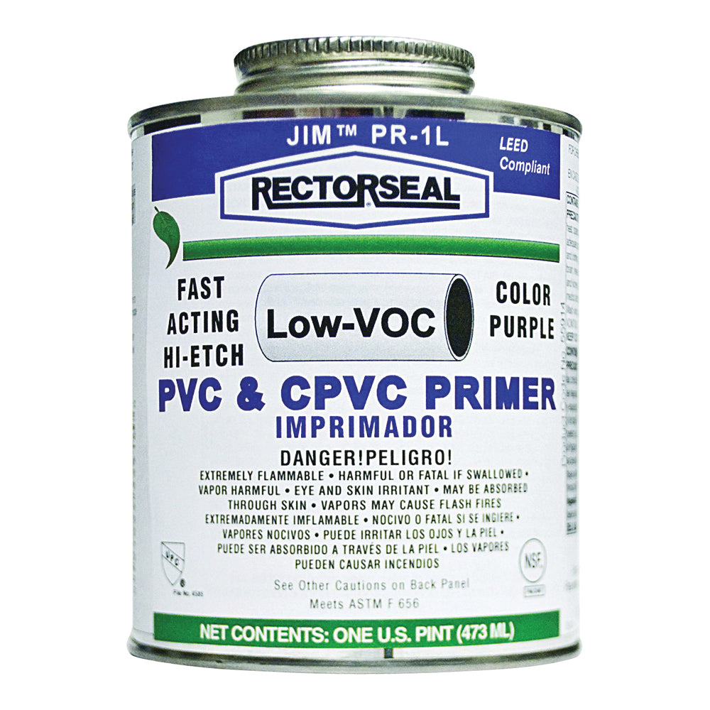 RECTORSEAL 55914 Hi-Etch Primer, Liquid, Purple, 1 pt