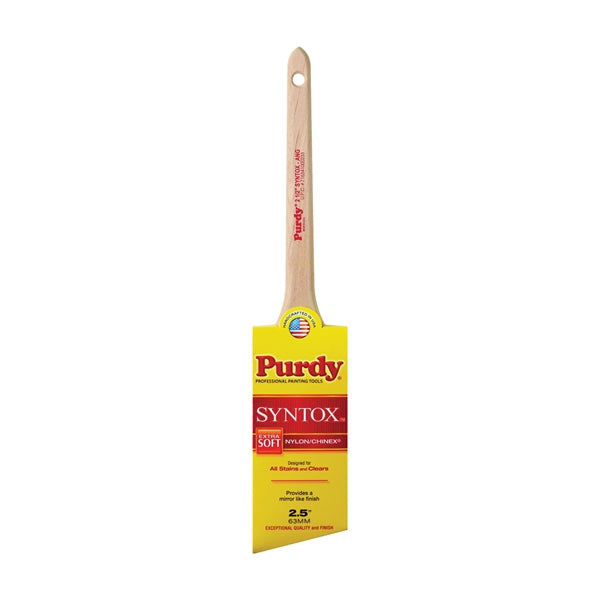 Purdy Syntox Angular 403625 Trim Brush, Nylon Bristle, Rat Tail Handle