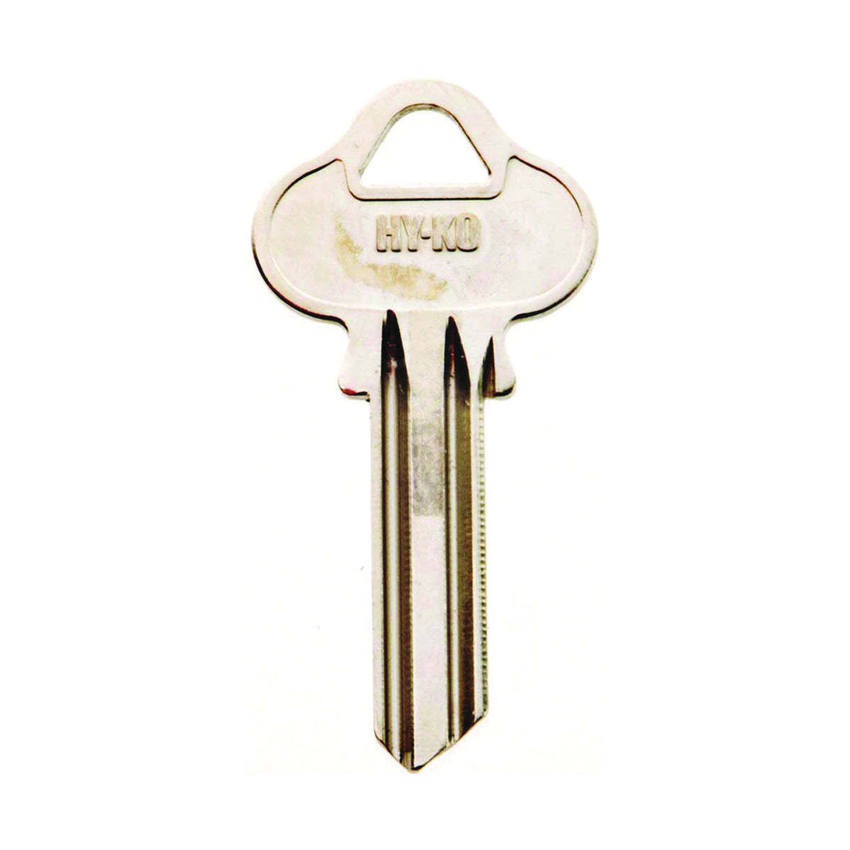 HY-KO 11010L1 Key Blank, Brass, Nickel, For: Lockwood Cabinet, House Locks and Padlocks