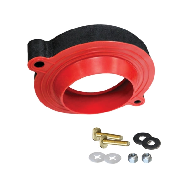 Korky 6000BP Toilet Seal Kit, Foam/Rubber, Red, For: 3 in and 4 in Drain Pipes