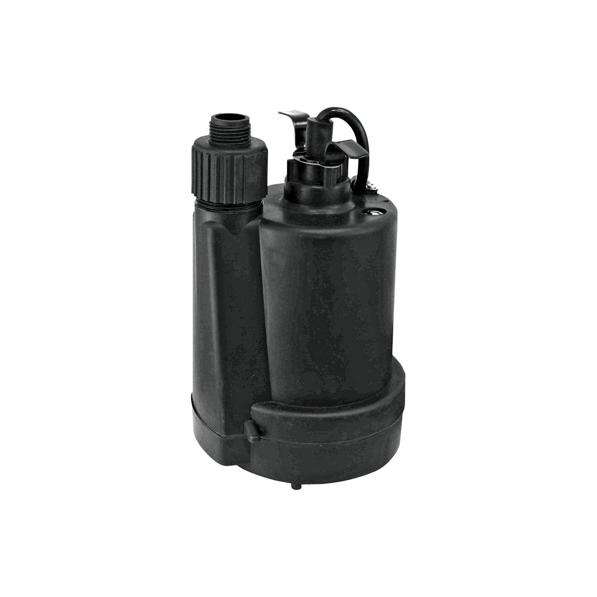 SUPERIOR PUMP 91250 Submersible Utility Pump, 3.8 A, 120 V, 0.25 hp, 1-1/4 in Outlet, 30 gpm, Thermoplastic Impeller