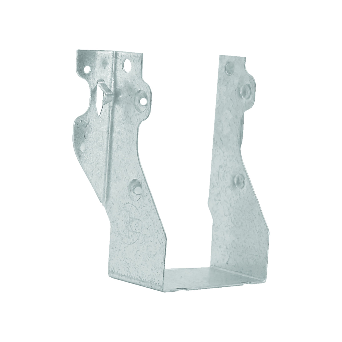 MiTek JUS26-2TZ Slant Joist Hanger, 5-1/4 in H, 2 in D, 3-1/8 in W, 2 in L x 6 to 8 in H, Steel, Zinc