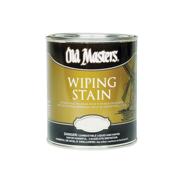 Old Masters 12916 Wiping Stain, Pecan, Liquid, 0.5 pt, Can