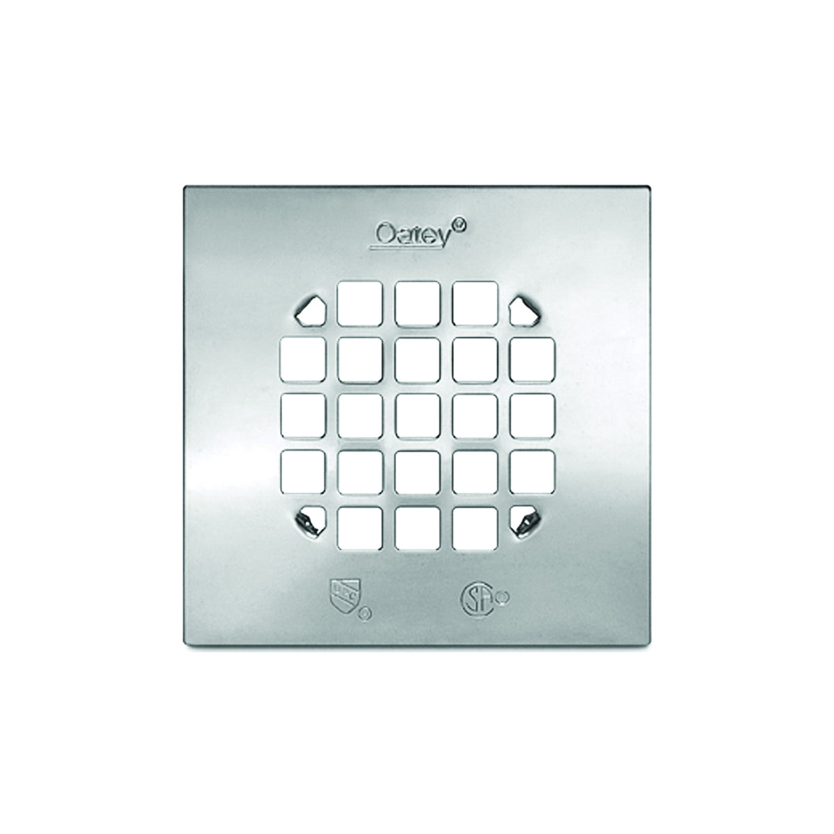 Oatey 46266 Drain Strainer, Stainless Steel, For: 130 Series Shower Drains with Square Strainers