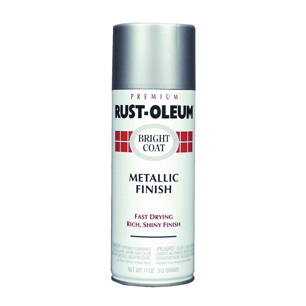 RUST-OLEUM STOPS RUST 7718830 Bright Coat Spray Paint, Metallic, Chrome, 11 oz, Aerosol Can