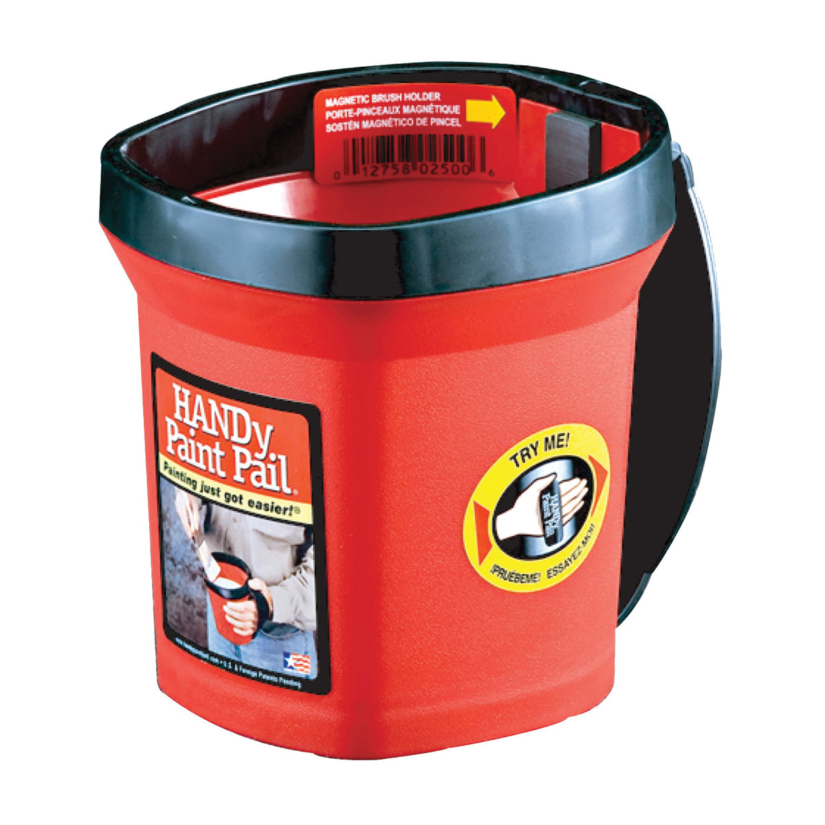 HANDy BER-2500CT Handy Paint Pail, 1 qt Capacity, Plastic