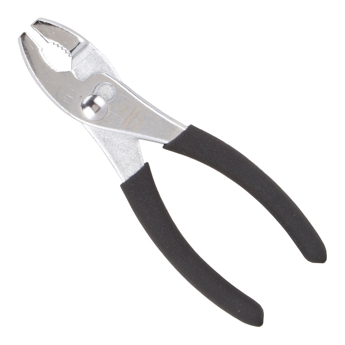 Vulcan JL-NP003 Slip Joint Plier, 6 in OAL, 1 in Jaw Opening, Black Handle, Non-Slip Handle, 1 in W Jaw, 7/8 in L Jaw