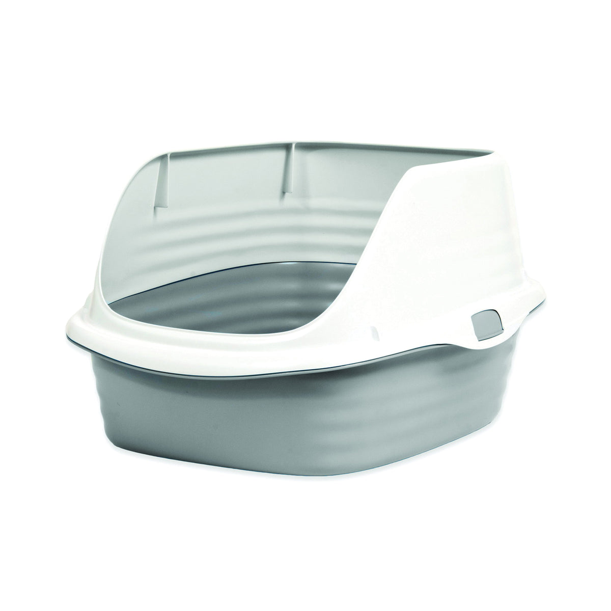 PETMATE Stay Fresh 22206 Litter Pan, 15-1/2 in W, 18.7 in D, Plastic, Assorted, Polished