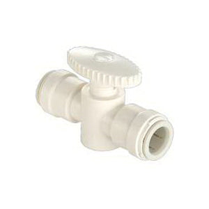 WATTS 3539-08/P-450 Stop Valve, 3/8 in Connection, Sweat, 250 psi Pressure, Plastic Body