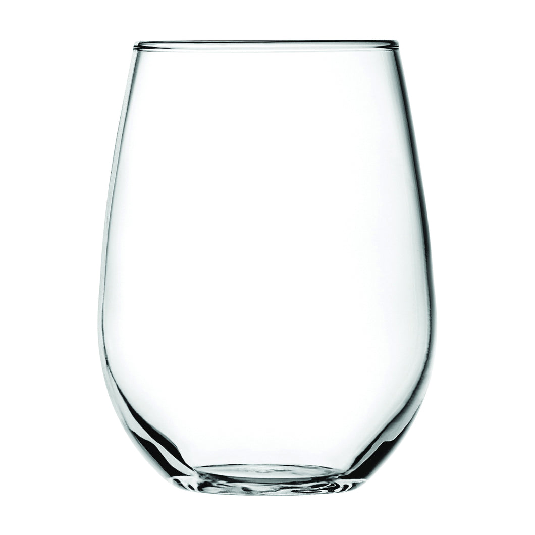 Anchor Hocking 95141 Stemless Glass Set, 15 oz Capacity, Glass, Clear, Dishwasher Safe: Yes