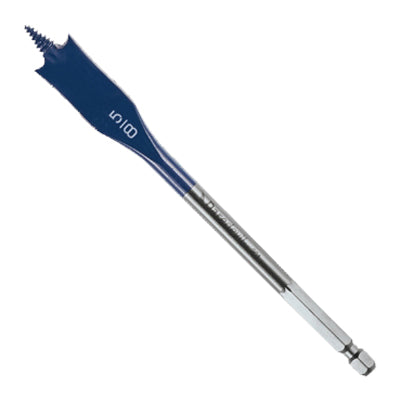 Bosch Daredevil DSB1007 Spade Drill Bit, 5/8 in Dia, 6 in OAL, 1-Flute, 1/4 in Dia Shank, Hex Shank