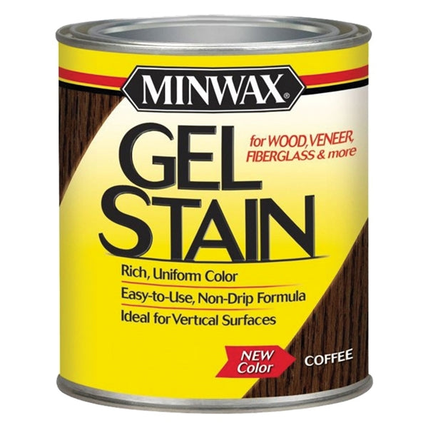Minwax 660910000 Gel Stain, Coffee, Liquid, 1 qt, Can