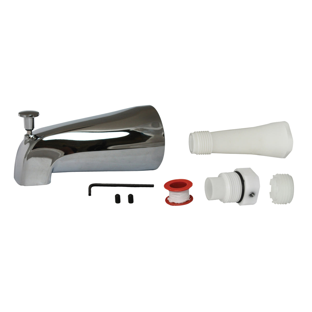 Plumb Pak PP825-35 Bathtub Spout, Chrome Plated