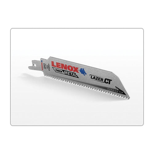 Lenox 2014224 Reciprocating Saw Blade, 1 in W, 9 in L, 8 TPI, Carbide Cutting Edge