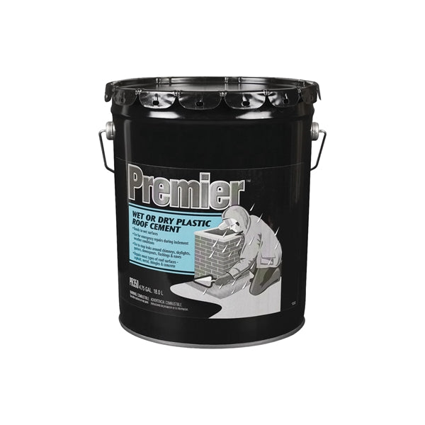 Henry PR350070 Plastic Roof Cement, Black, Paste, 4.75 gal Cartridge