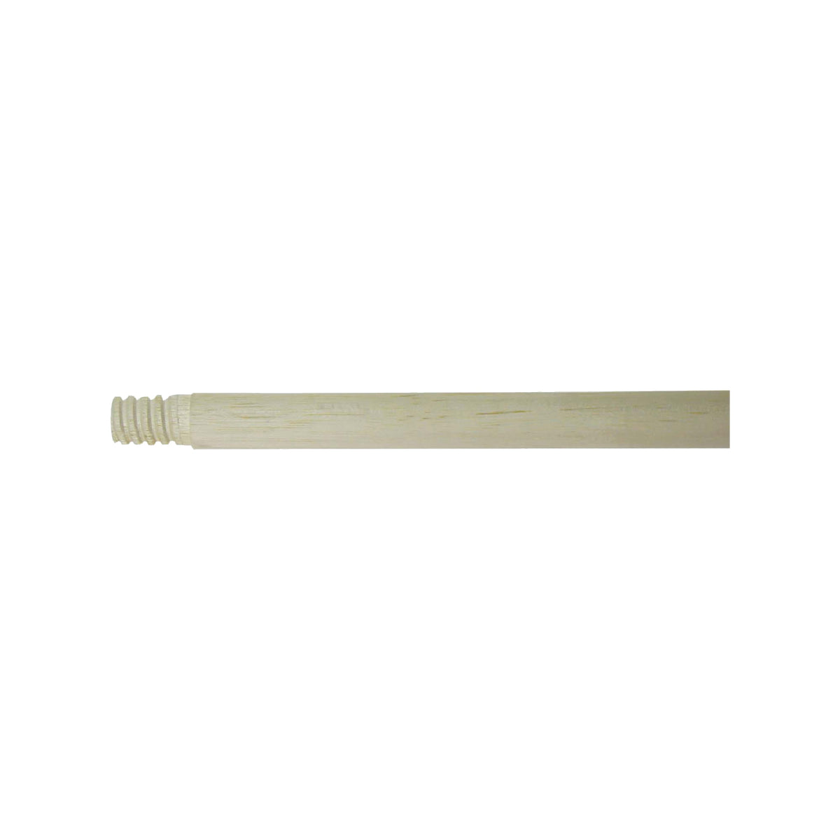 Quickie 54112 Broom Handle, 7/8 in Dia, 54 in L, Threaded, Wood