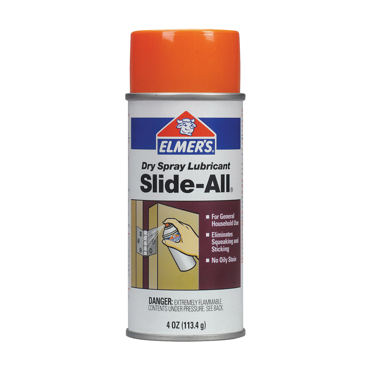 Elmers E-450 Lubricant, 4 oz Aerosol Can, Powder
