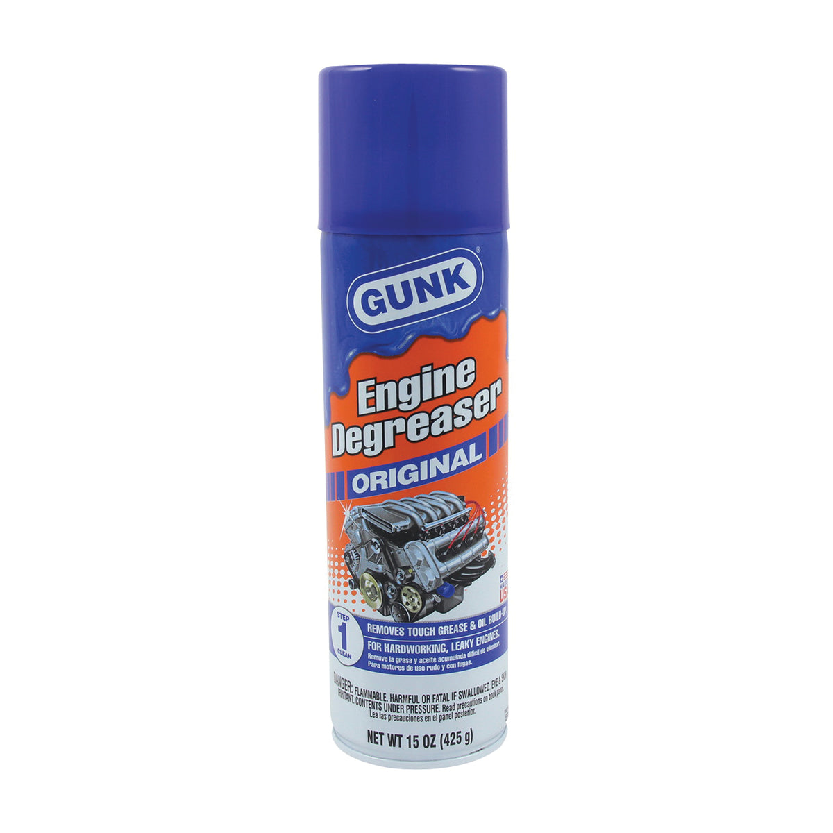 GUNK EB1 Engine Degreaser, 15 oz, Liquid, Diesel Fuel