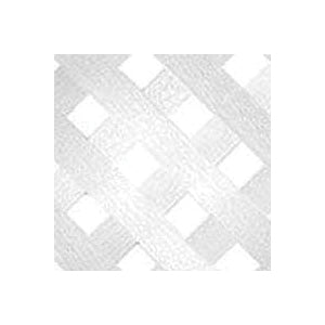 UFP 70698 Privacy Diamond Lattice, 8 ft W, 4 ft H, Plastic, White
