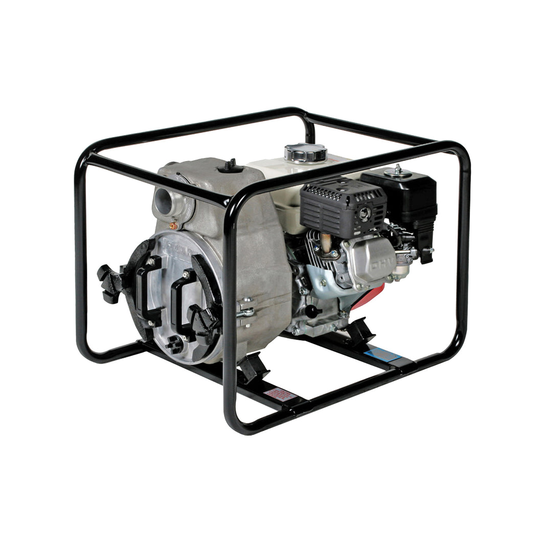 Tsurumi Pump EPT3-50HA Trash Pump, 5.5 hp, 2 in Outlet, 90 ft Max Head, 190 gpm, Iron/Stainless Steel