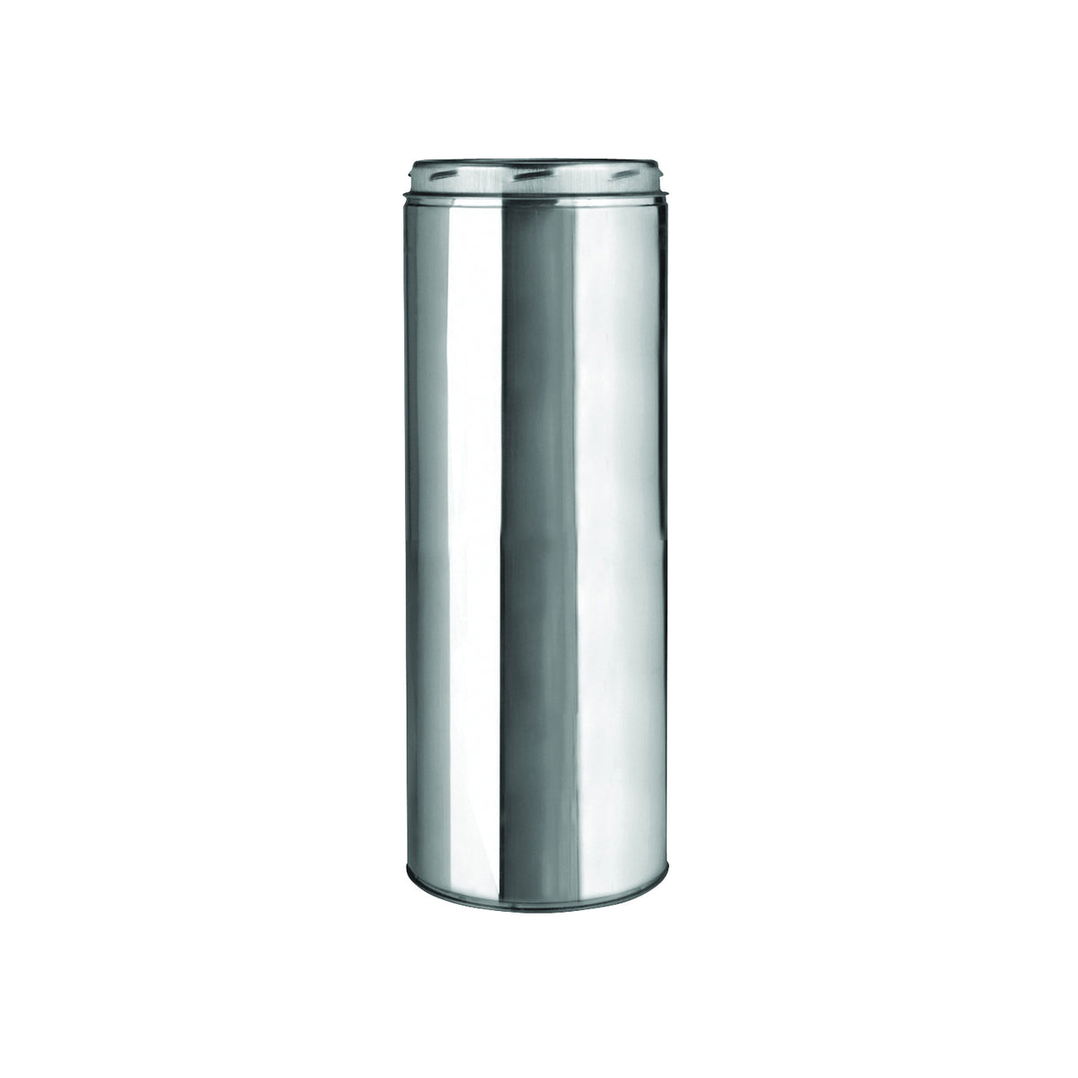 SELKIRK 206018 Chimney Pipe, 8 in OD, 18 in L, Stainless Steel