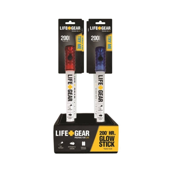 LIFE+GEAR LG01-10180-MT4 Glow Stick, AG-13 Battery, LED Lamp