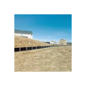 MUTUAL INDUSTRIES 14987-2-3606 Silt Fence, 100 ft L, 36 in W, Fabric, Black