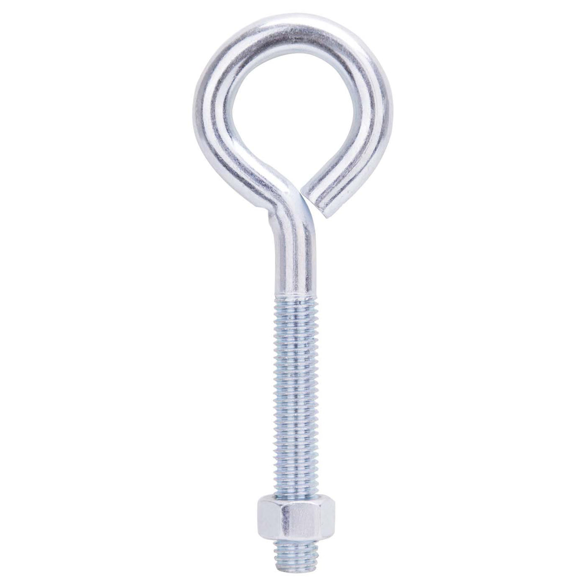 ProSource LR288 Eye Bolt, 7.5 mm Thread, Machine Thread, 3 in L Thread, 2-1/8 in Dia Eye, 522 lb Working Load, Steel