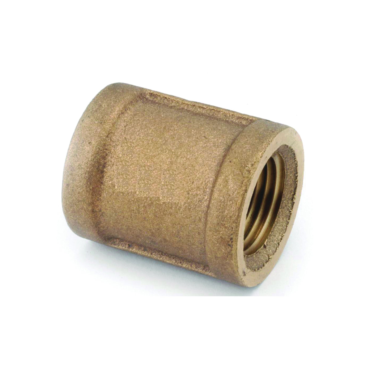 Anderson Metals 738103-06 Pipe Coupling, 3/8 in, FIPT, Brass
