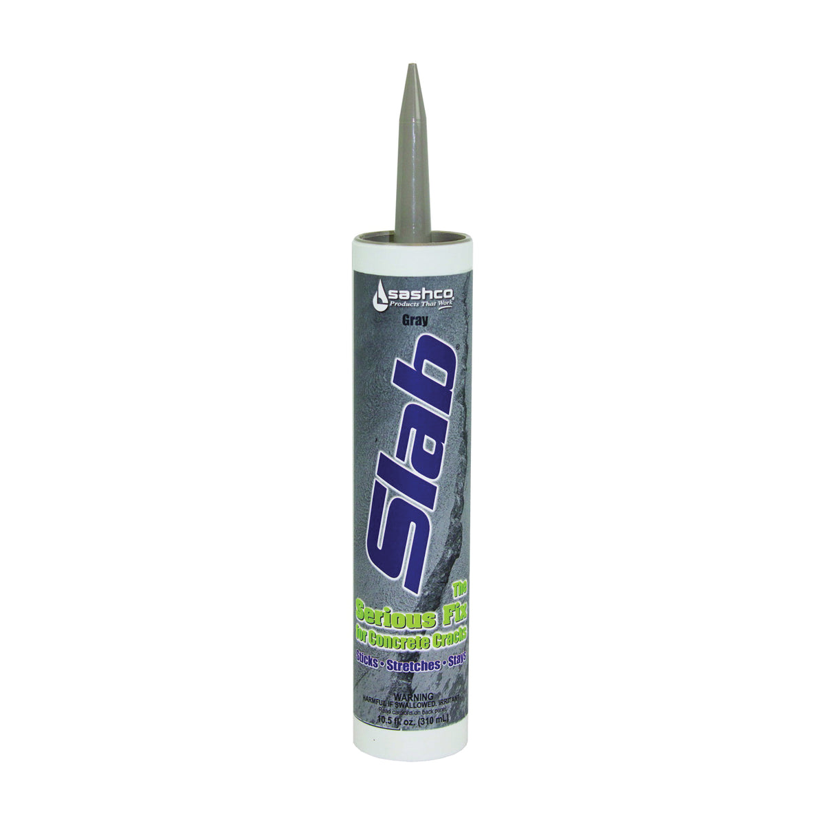 Slab 16210 Crack Repair Sealant, Gray, 10.5 oz Cartridge