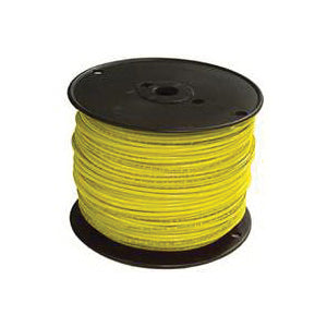 Southwire 14YEL-SOLX500 Building Wire, 14 AWG Wire, 500 ft L, Copper Conductor, PVC, Thermoplastic Insulation