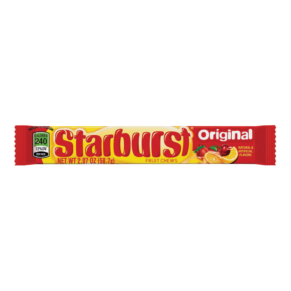 Starburst STARB36 Fruit Candy, Assorted Fruits Flavor, 2.07 oz