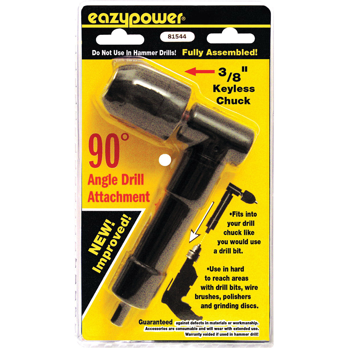 EAZYPOWER 81544 Keyless Chuck, Steel