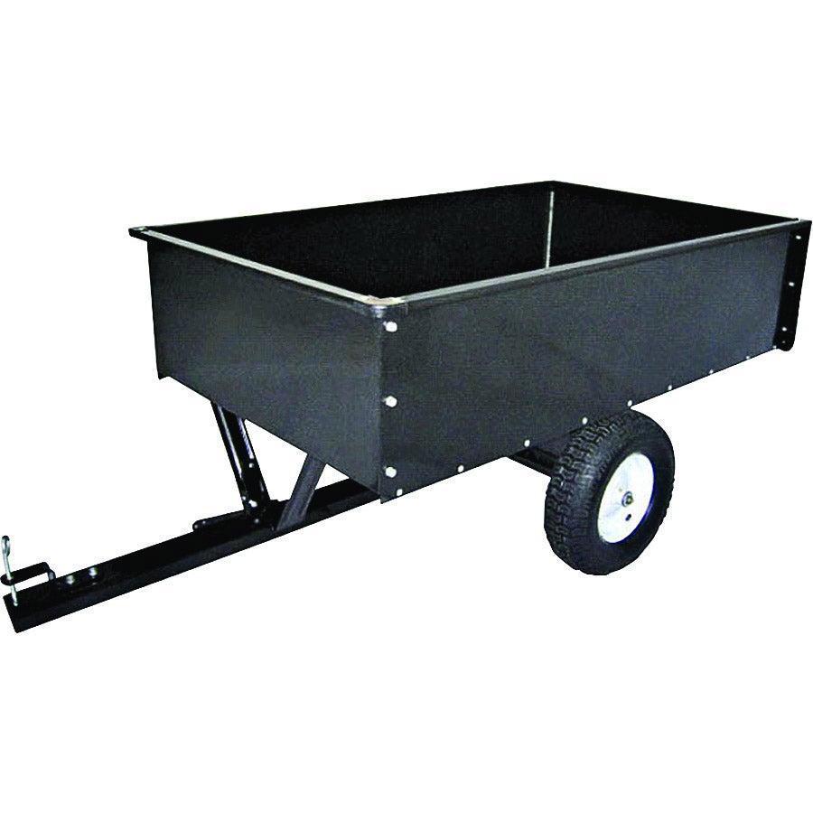 Vulcan YTL-003-147 Dump Cart, 1500 lb, 58 in L x 14 in W x 34 in H in Deck, Steel Deck, 2-Wheel, Pneumatic Wheel