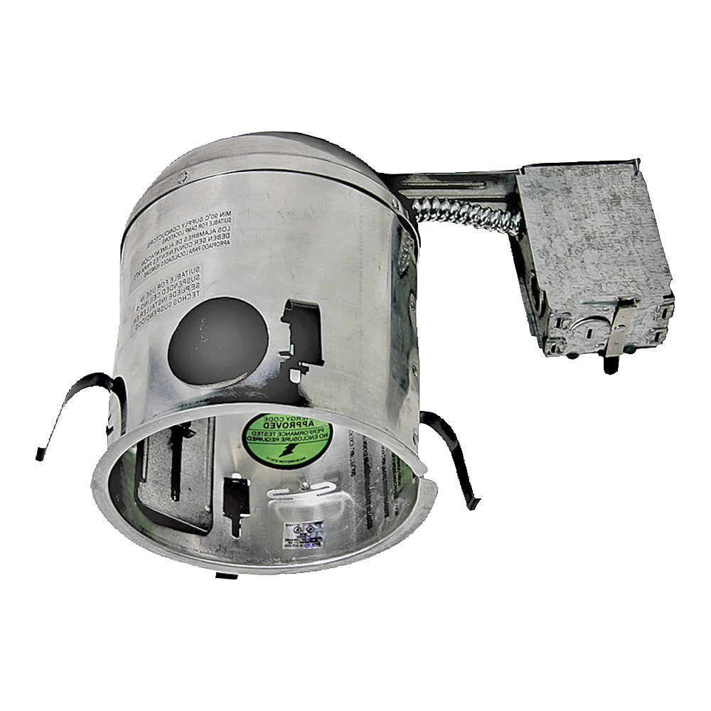 Boston Harbor 5000RIC-3L Recessed Lighting Housing, 6-1/4 in Dia Recessed Can, Aluminum/Stainless Steel