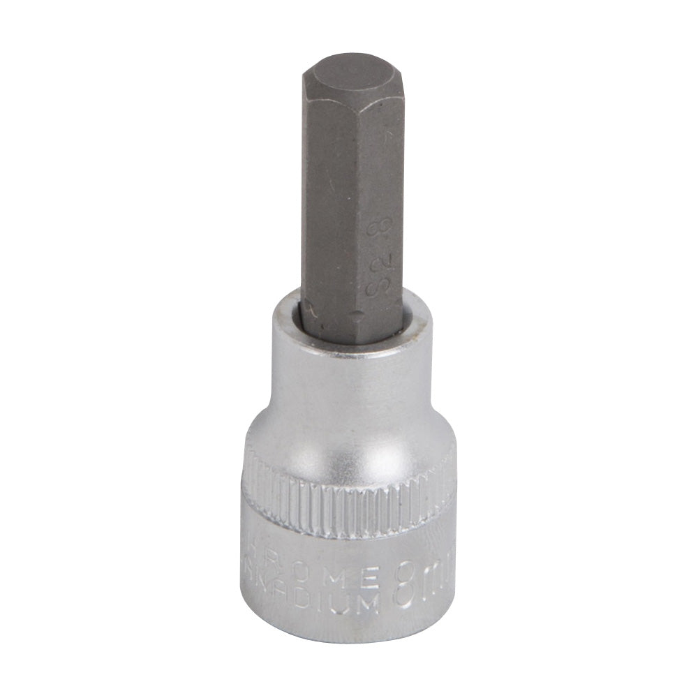 Vulcan 3506007521 Hex Bit Socket, Chrome, 1-7/8 in OAL