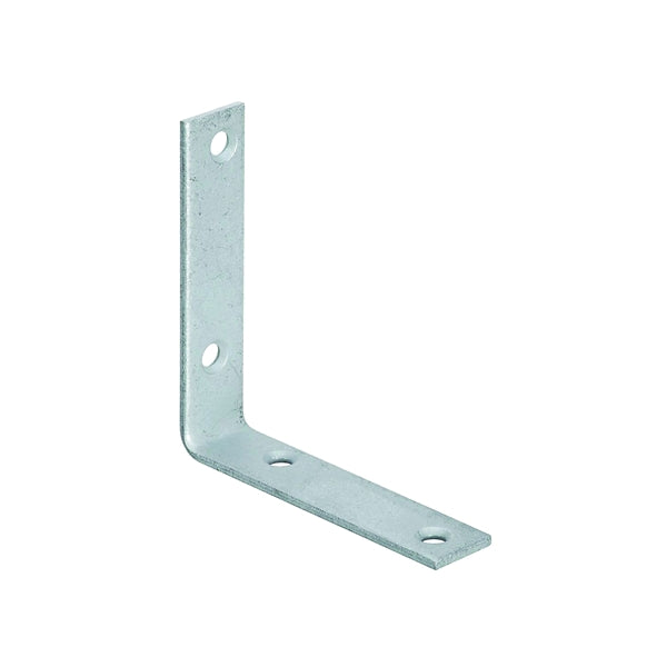 National Hardware 115BC Series N220-202 Corner Brace, 4 in L, 7/8 in W, Galvanized Steel, 0.12 Thick Material