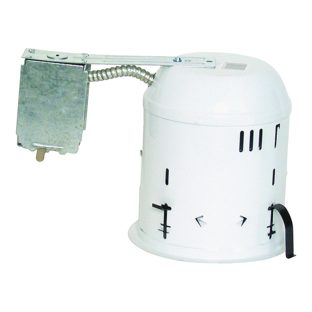 Boston Harbor 5000R-6-3L Recessed Lighting Housing, 6-1/4 in Dia Recessed Can, Steel, White Finish