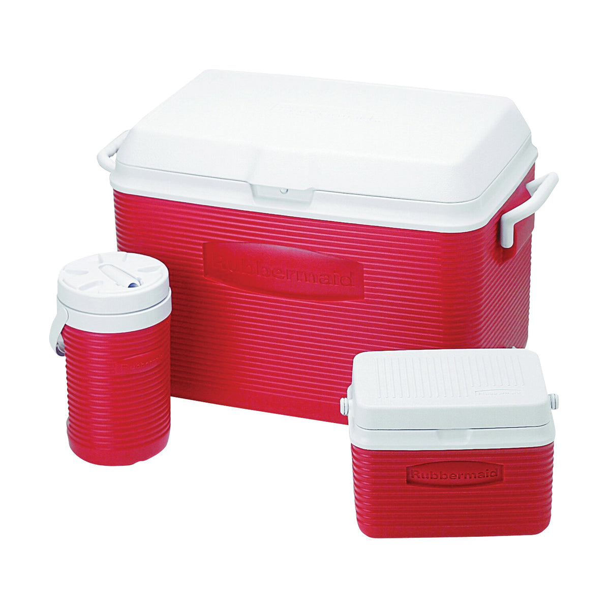 Rubbermaid 1946229 Cooler Combo, 48 qt Cooler, Modern Red