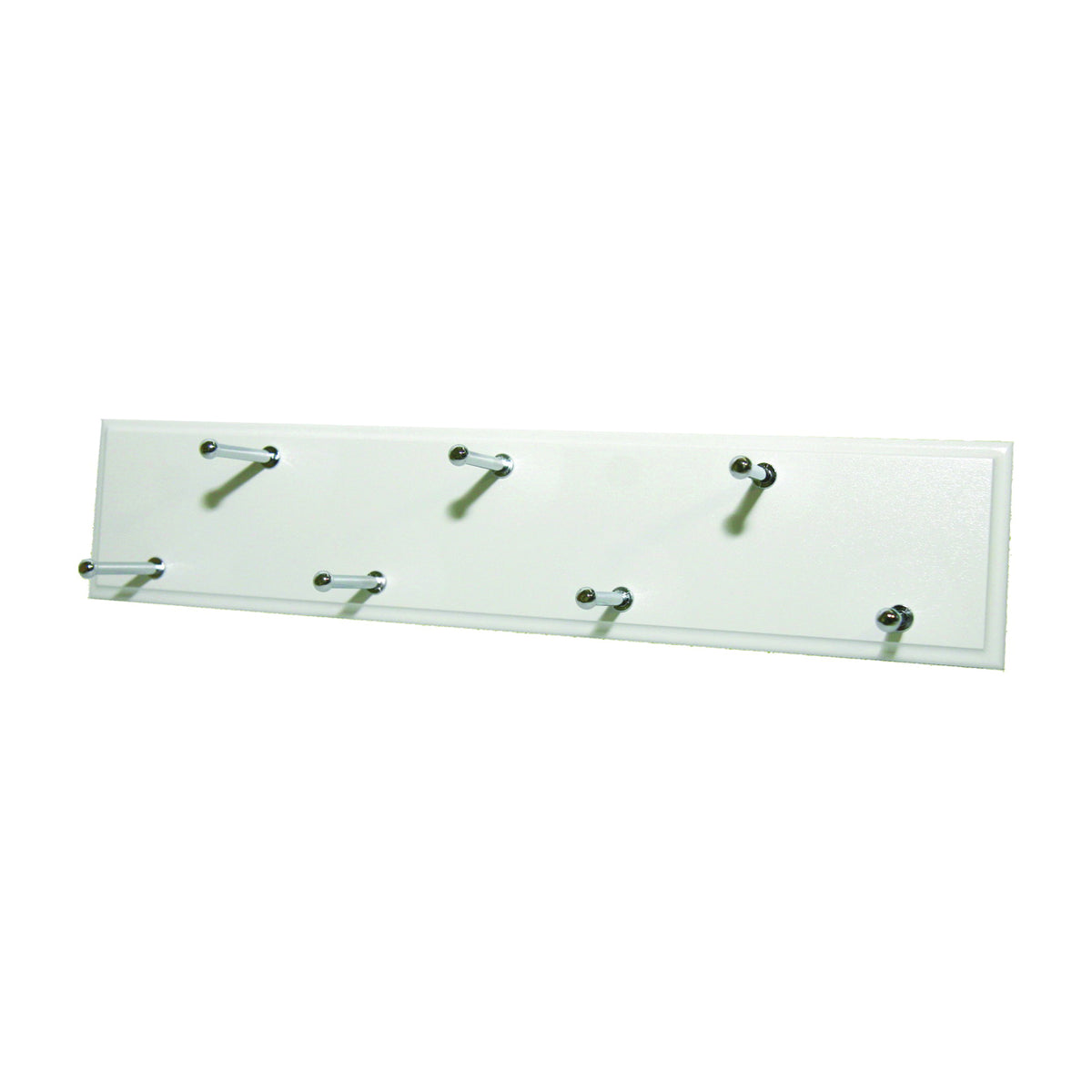 Easy Track RA1202 Belt Rack, 7-Hook, White