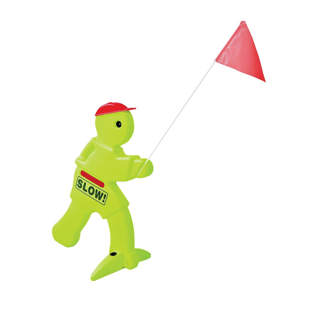 STEP2 864804 Visual Warning Signal, Fluorescent Green, For: Driveway or Yard