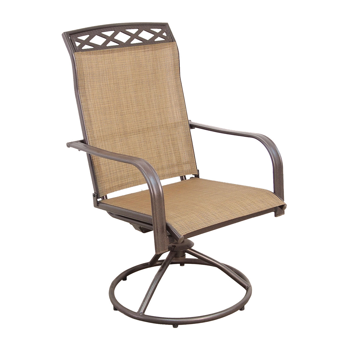 Seasonal Trends S4254SJ33SL04 Rocker Swivel Sling Chair, 24 in OAW, 28.74 in OAD, 41.14 in OAH, Steel