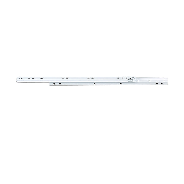 Knape &amp; Vogt 1284P WH 400 Drawer Slide, 75 lb, 400 mm L Rail, 1/2 in W Rail