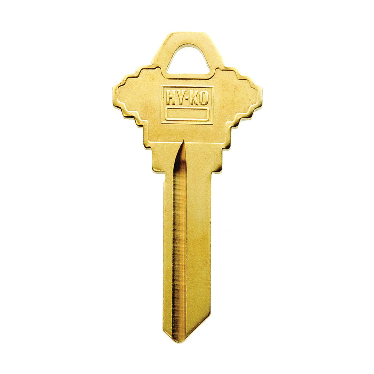 HY-KO 21200SC4BR Key Blank, Brass, For: Schlage Cabinet, House Locks and Padlocks