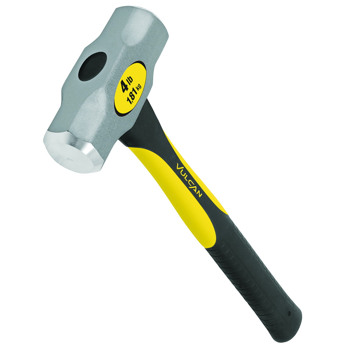 Vulcan 34502 Engineer Hammer, 4 lb Head, Forged Milled Head, Steel Head