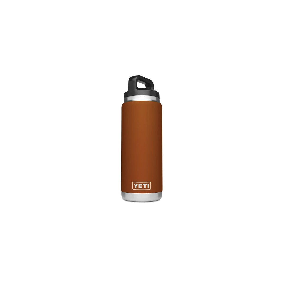 YETI Rambler 21071500125 Vacuum Insulated Bottle with TripleHaul Cap, 26 oz Capacity, Stainless Steel, Clay