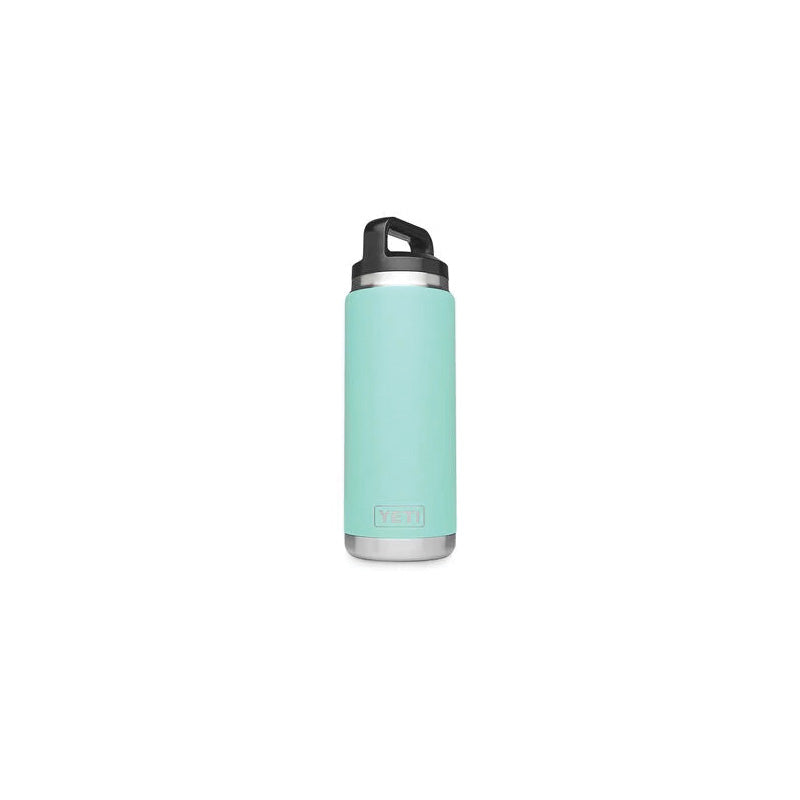YETI Rambler 21071500153 Vacuum Insulated Bottle With TripleHaul Cap, 26 oz Capacity, Stainless Steel, River Green