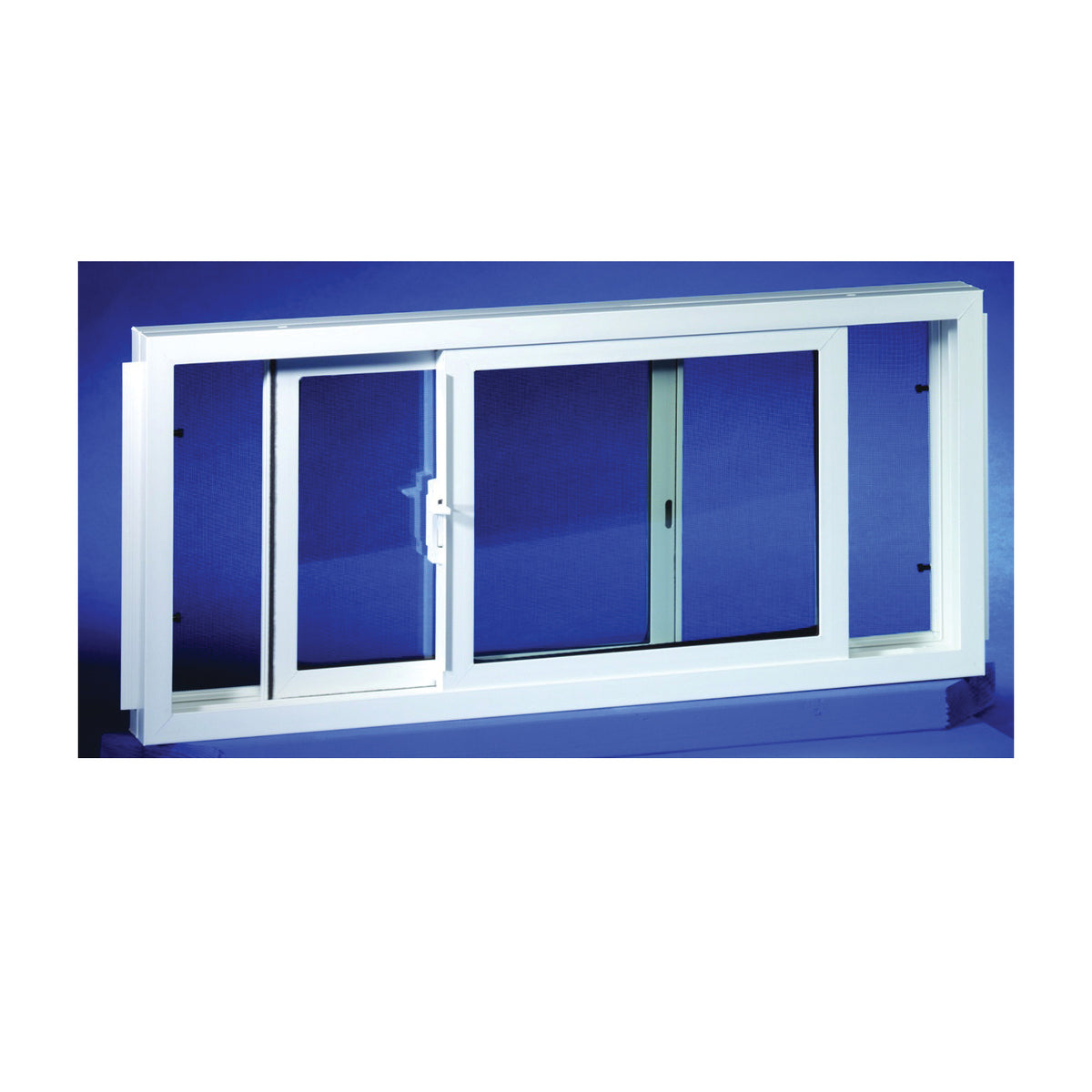 Duo-Corp 3222SLID Basement Window, Insulated Glass Glass/Screen, Vinyl Frame