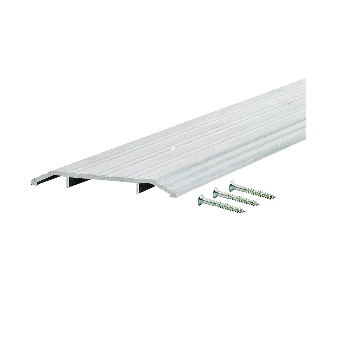 M-D TH015 68338 Saddle Threshold, 72 in L, 5 in W, Aluminum, Mill