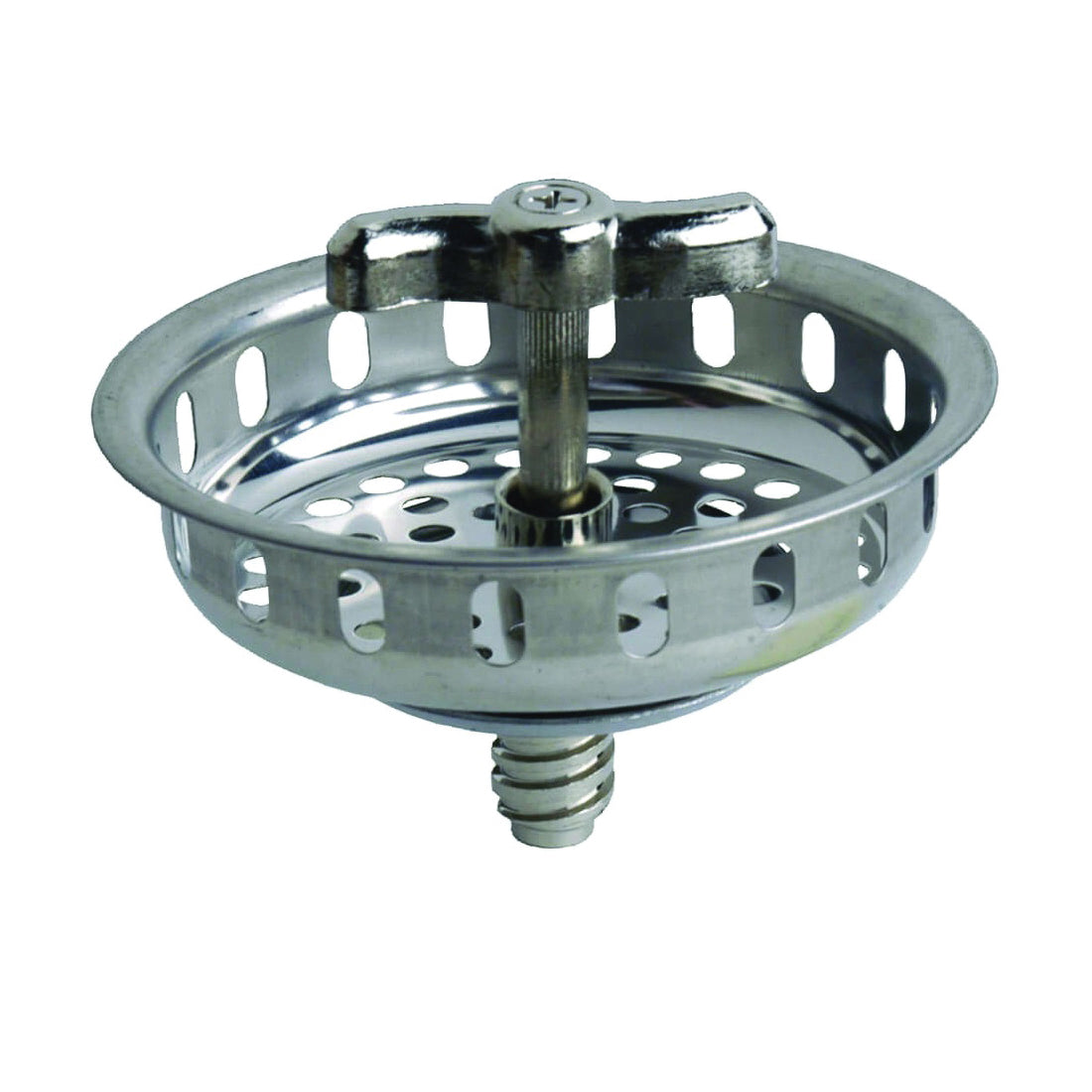 Danco 86800 Basket Strainer, 3-1/2 in Dia, Stainless Steel, Chrome, For: Universal Spin-N-Grin Strainer